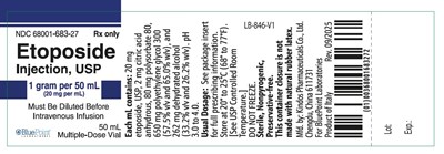 Etoposide 1gm/50ml Label (Etoposide 1g Vial)